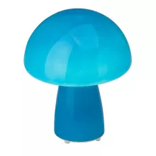 Лампа настольная "Champ", 1х28W Е14, стекло,230V,синий купить с доставкой по России