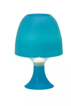 Лампа настольная "Managua", 1х25W Е14, пластик, 230V,синий купить с доставкой по России