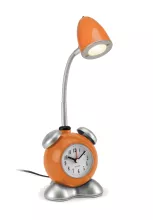 Лампа настольная с часами  "Pharrell", 1x1,5W, мет./пластик, 230V, LED оранжевый купить с доставкой по России